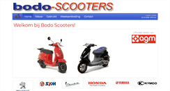 Desktop Screenshot of bodoscooters.nl
